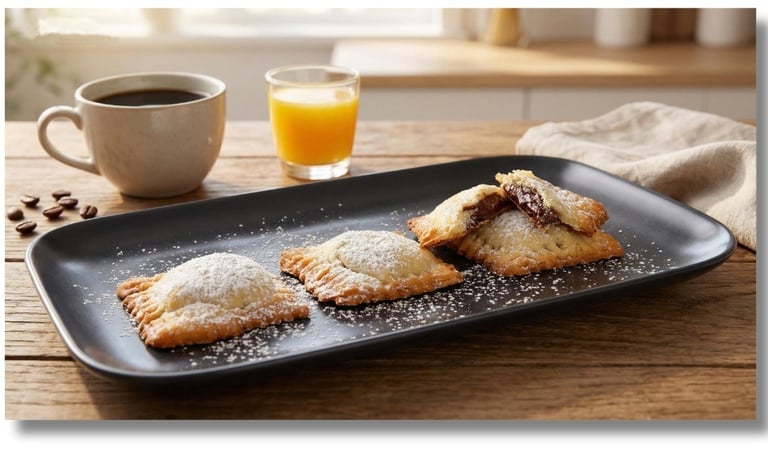 Puff pastry Gluten free cookies with chocolate cream recipe