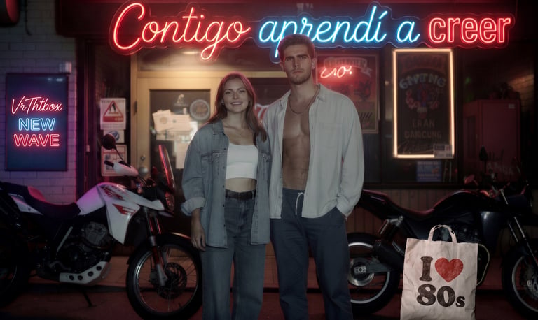 CONTIGO APRENDÍ A CREER - New wave 80s