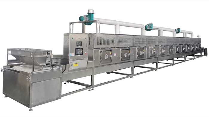 Microwave Tunnel dryer