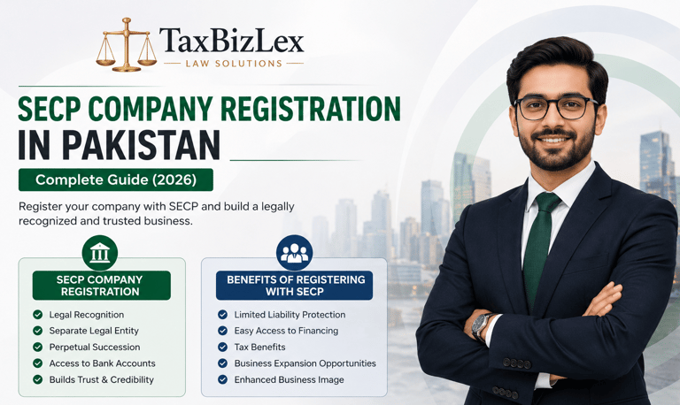 SECP Registration Pakistan | TaxbizLex