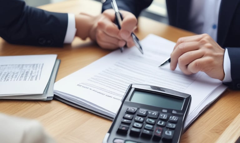 a compass on top of a piece of paper