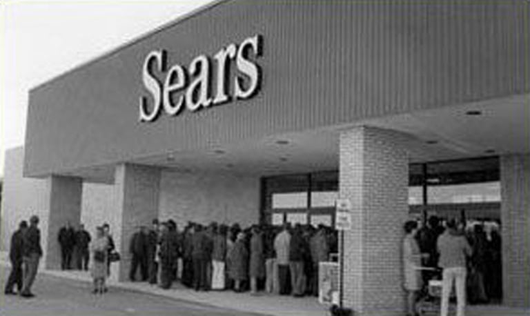 Opening day Sears Lynden Park Mall