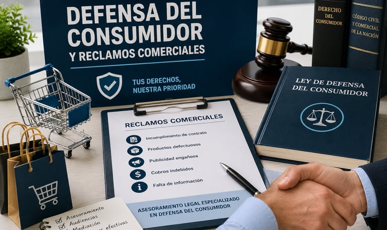 Defensa del consumidor en Córdoba para reclamos comerciales y protección de derechos del consumidor