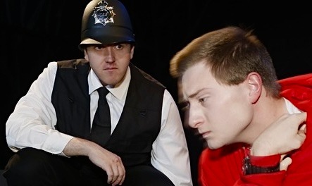 Opening scene with Police Officer and Christopher (Jeff Pfeiffer)