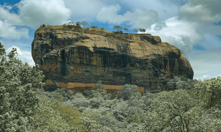 Sigiriya Rock Fortress Dambulla, Sri Lanka. Our Hidden treasure and iconic place to visit. 