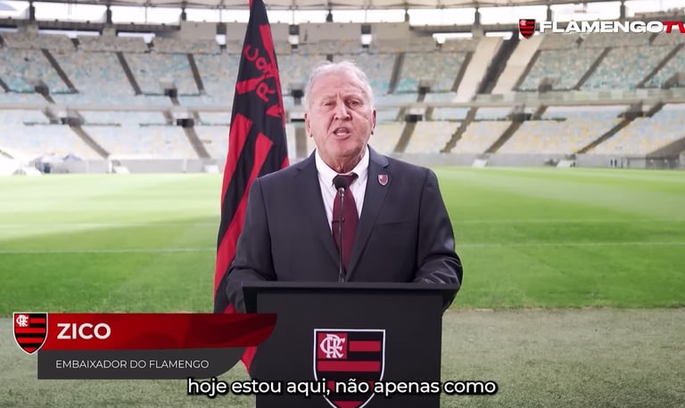 Zico Flamengo Petição Nação ONU