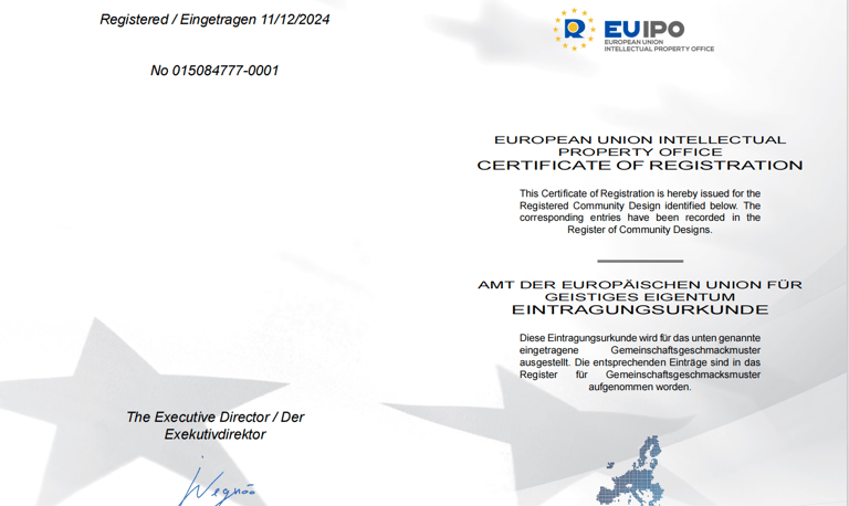 EU Patent Certificate