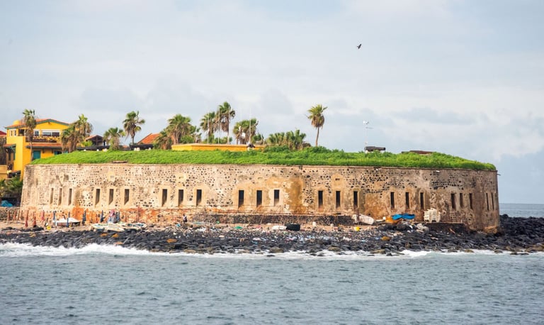 Slave Island of Goree in Senegal