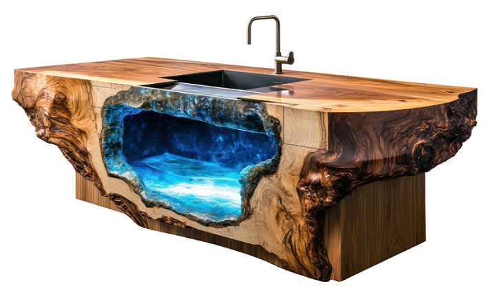 River Kitchen Island