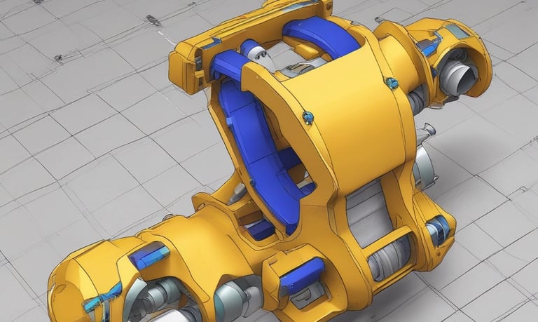A 3D printer nozzle is actively printing a black cylindrical object with a handle, possibly a cup. The scene shows a close-up of the printing process, highlighting the detail of the extruding filament.