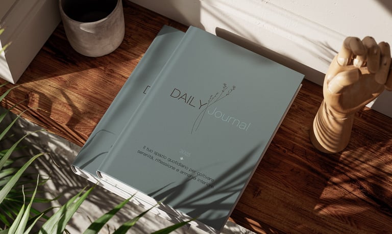 Daily Journal Disponibile in 7 versioni con Copertina Rigida
