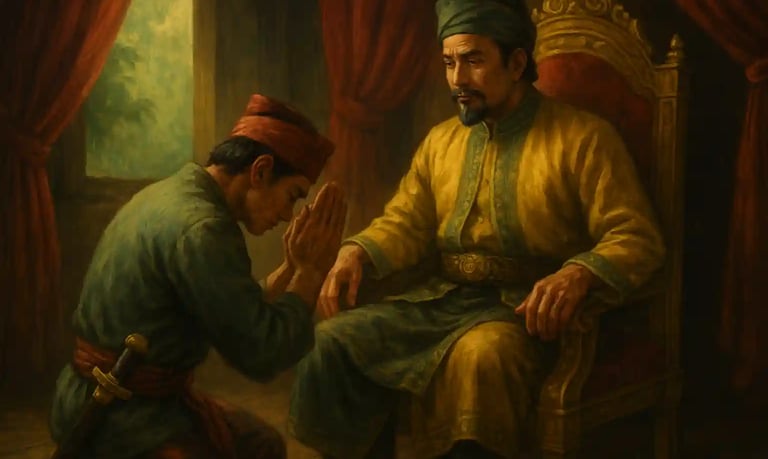 Hang Tuah Sangat Patuh terhadap Sultan Raja