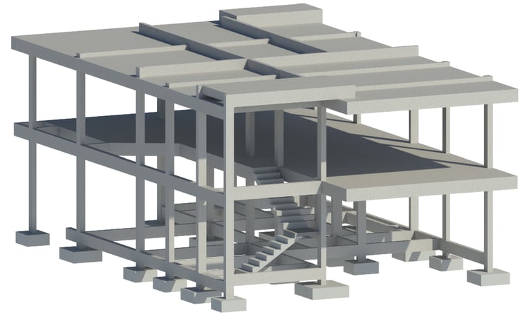 Projeto Estrutural Residência Alto Padrão em Alphaville - Pernambuco.