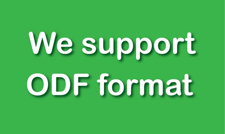 we-support-odf-fromat