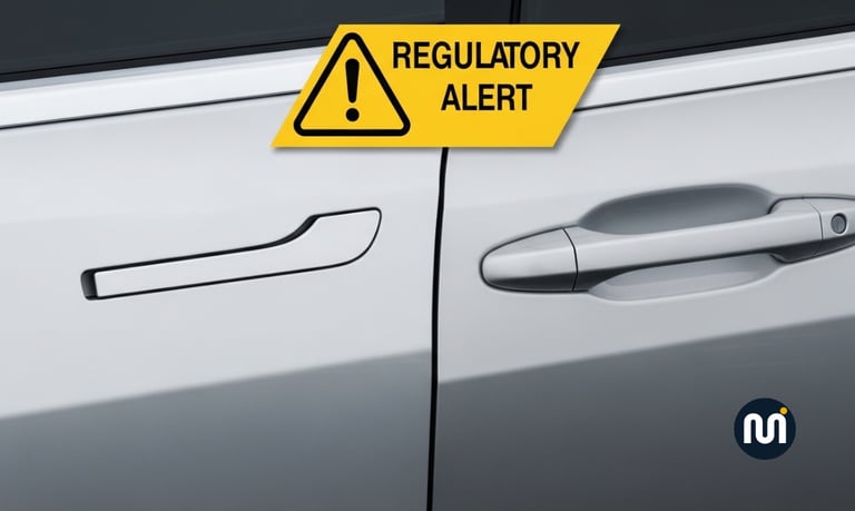 Hidden Door Handle Ban: Why Your Tesla & Insurance Bill May Change