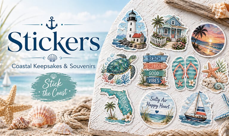 Beach Stickers Graphic