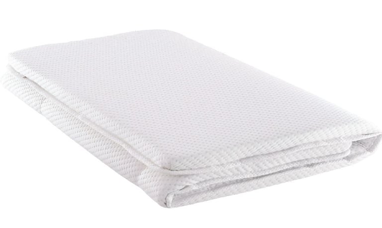 MIANS SOLUTIONS 7-zone memory foam topper: heat-dispersing breathable fabric for ergonomic spine