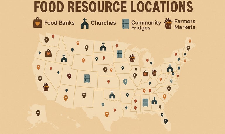Local food resource map