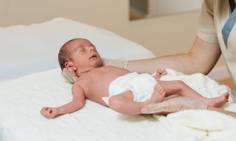 Biodynamic Craniosacral Therapy 'hold' for babies