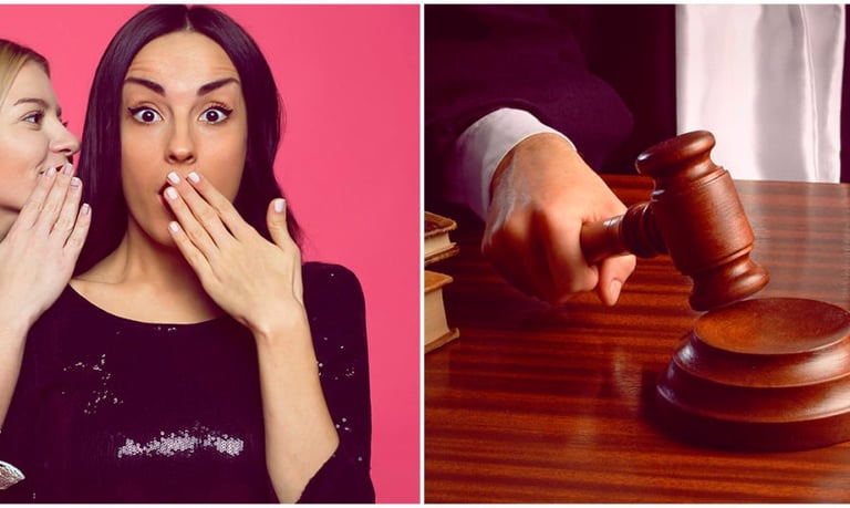 a woman with a gavel and a gavel in front of a judge '