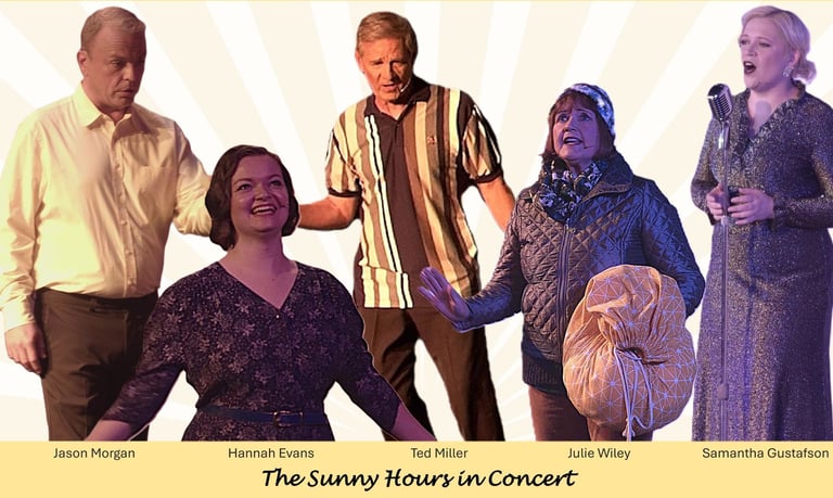 Performers of The Sunny Hours in Concert.
