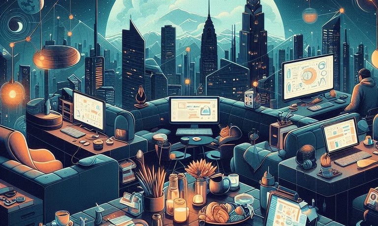 Automated business center