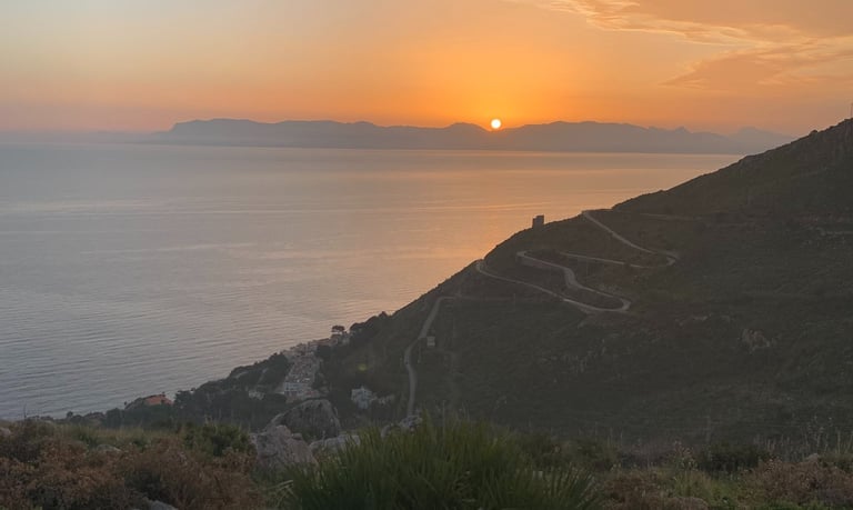 sunrise zingaro natural reserve