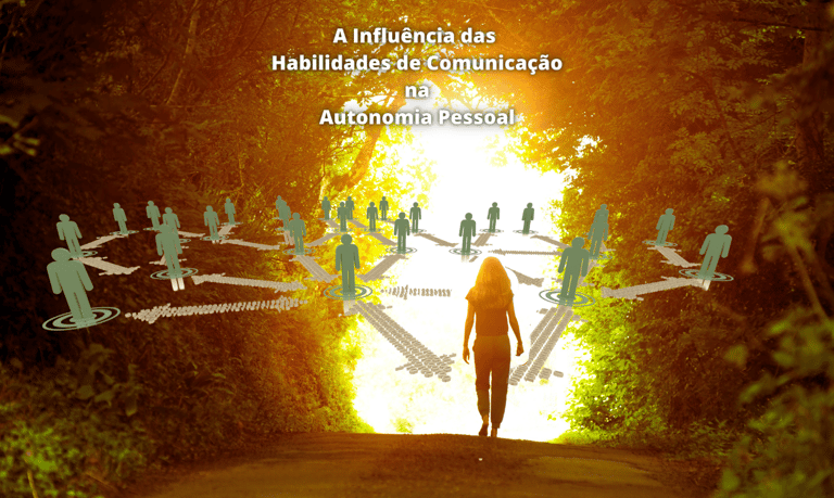 Mulher com autonomia em comunicação com sua rede de relações