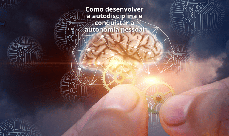 um cérebro energizado conectado a redes neurais simbolizando conexão entre mente e digital