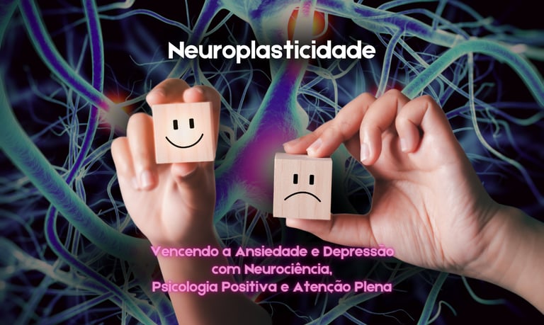 Caras em Cubos de madeira representam as emoções  e Neurônios a neuroplasticidade