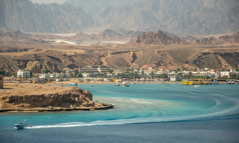 Barren Mountains in Seaside, Sharm El Sheikh, Egypt