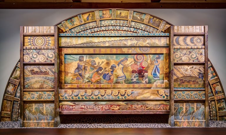 ark encounter exhibit mural
