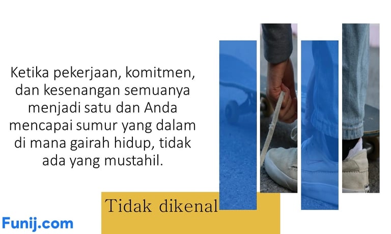 Ketika Pekerjaan, Komitmen, dan Kesenangan Menyatu: Menemukan Gairah Hidup yang Tak Terbatas