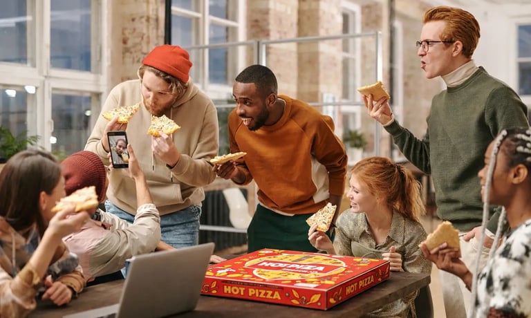 caixa pizza personalizada nuestra embalagens gráfica