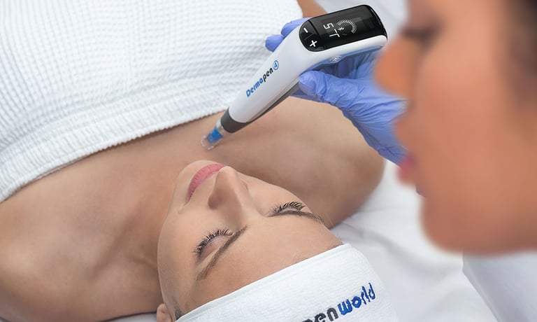 tratament microneedling , dermapen Timisoara