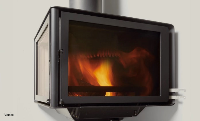 CHIMENEA DE LEÑA ROCAL MODELO VERTEX