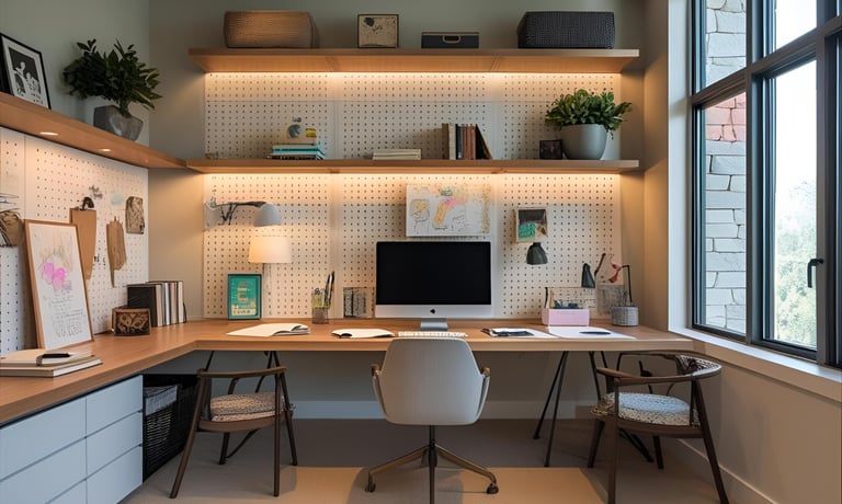 Creative & Artistic Study Room