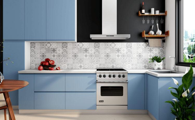 L-Shaped Semi-Modular Kitchen