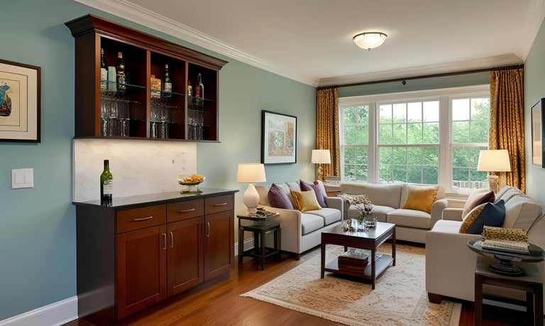 Living Room Mini Bar Furniture Designs