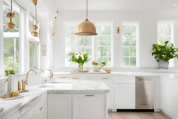 All White Kitchen Design