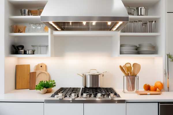 Kitchen Furniture Design with Stainless Steel