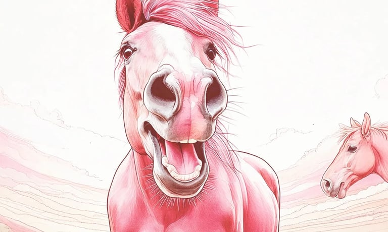 le hennissement chez le cheval