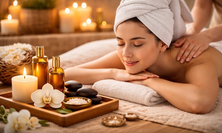 Luxury body massage service in Noida sectors with calm spa experience