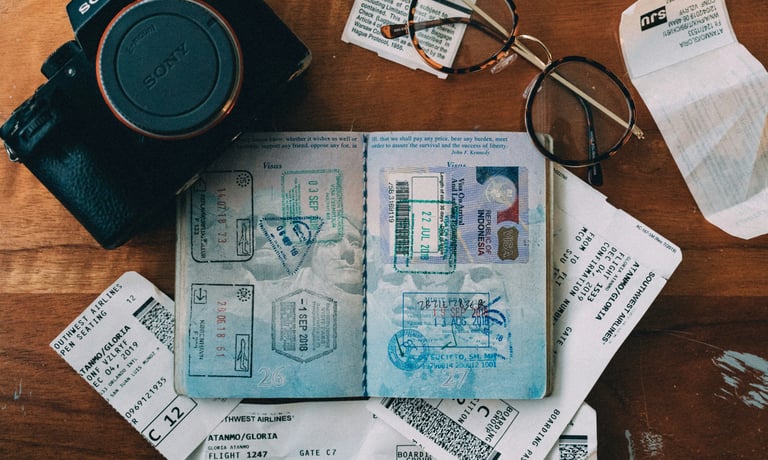 passeport et documents importants