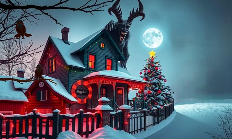 Haunted Christmas house