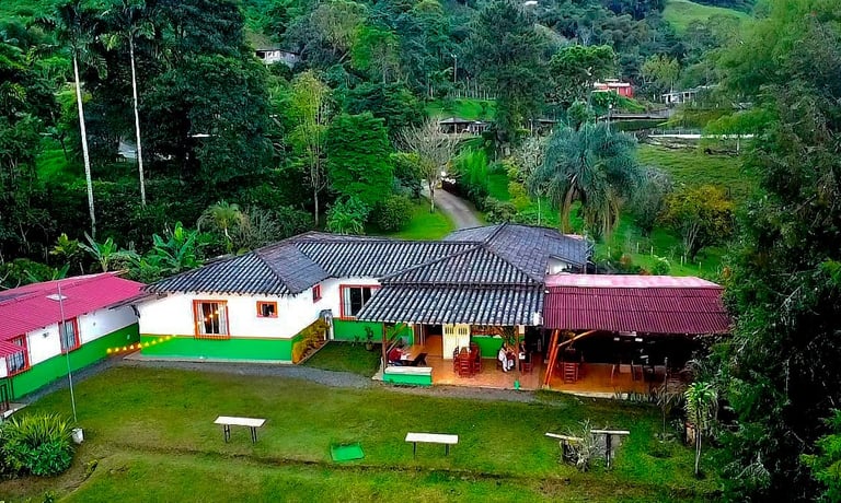 Aerea del Restaurante el Nudo