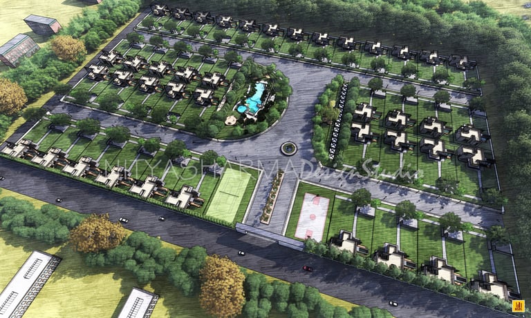 Luxury Farm House / Master Plan 