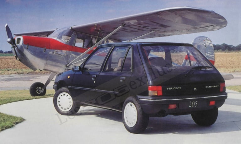 Brochure Peugeot 205 GRDT