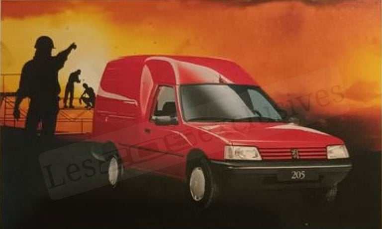 Brochure Peugeot 205 Fourgonette 1996