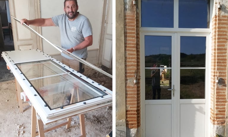 Intervention sur tous types de vitrages et châssis